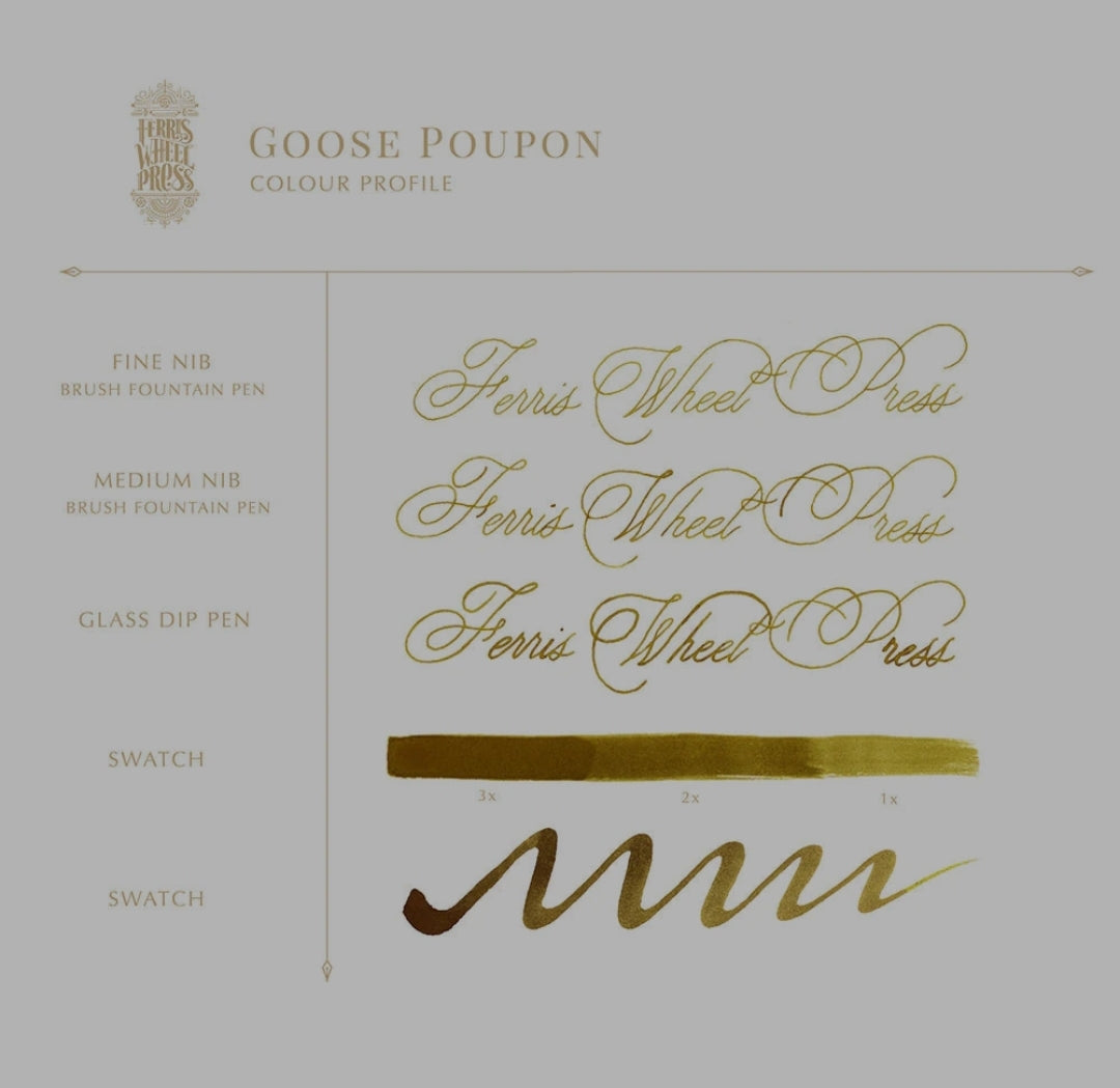 Goose Poupon - FWP Ink
