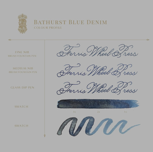 Bathurst Blue Denim - FWP Ink