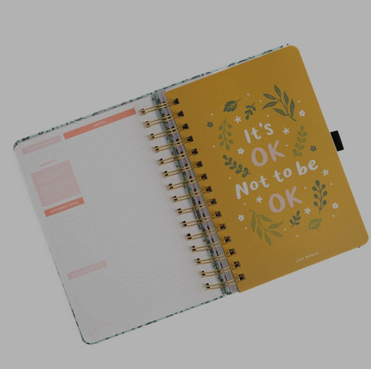 Floral Dated Planner - 2024