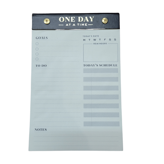 One Day At A Time - Undated Planner Pad